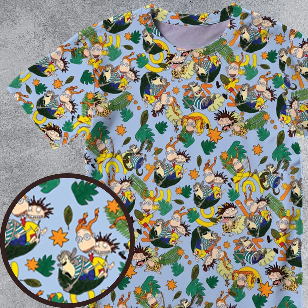 The Wild Thornberrys Characters All-Over Print Unisex T-Shirt - 4