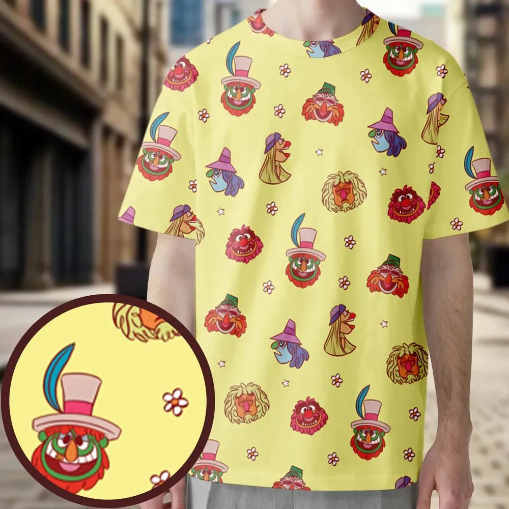 The Electric Mayhem Characters The Muppet Show All-Over Print Unisex T-Shirt - 3