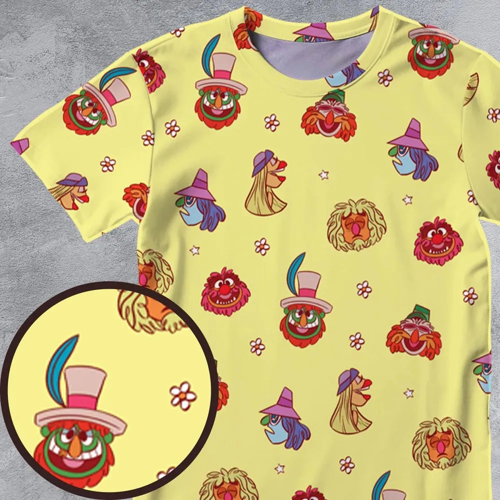 The Electric Mayhem Characters The Muppet Show All-Over Print Unisex T-Shirt - 4