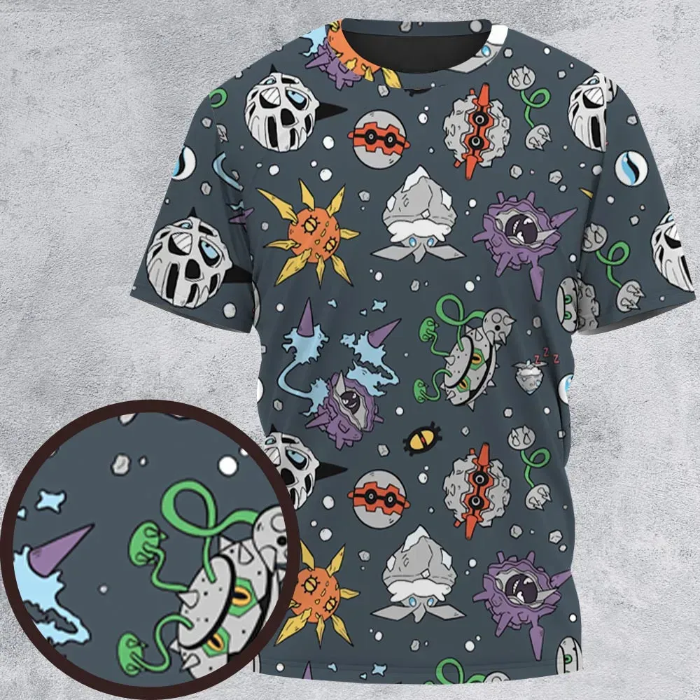 Rock Type Pokemon All-Over Print Unisex T-Shirt - 2