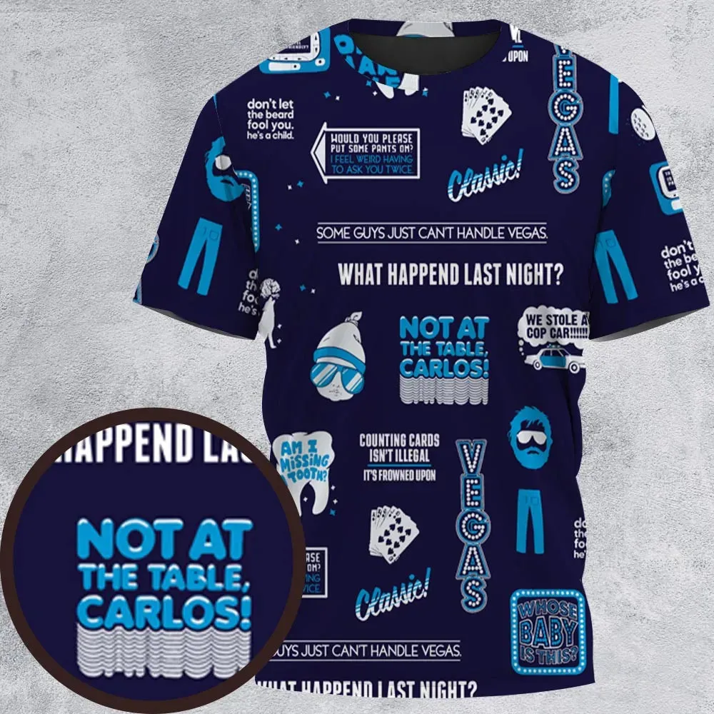 What Happened Last Night The Hangover All-Over Print Unisex T-Shirt - 2