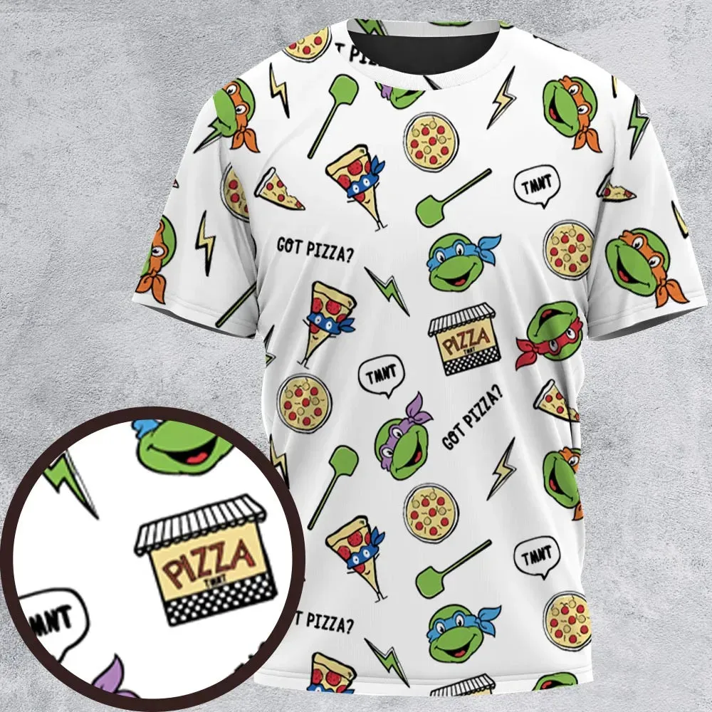 Got Pizza Teenage Mutant Ninja Turtles All-Over Print Unisex T-Shirt - 2