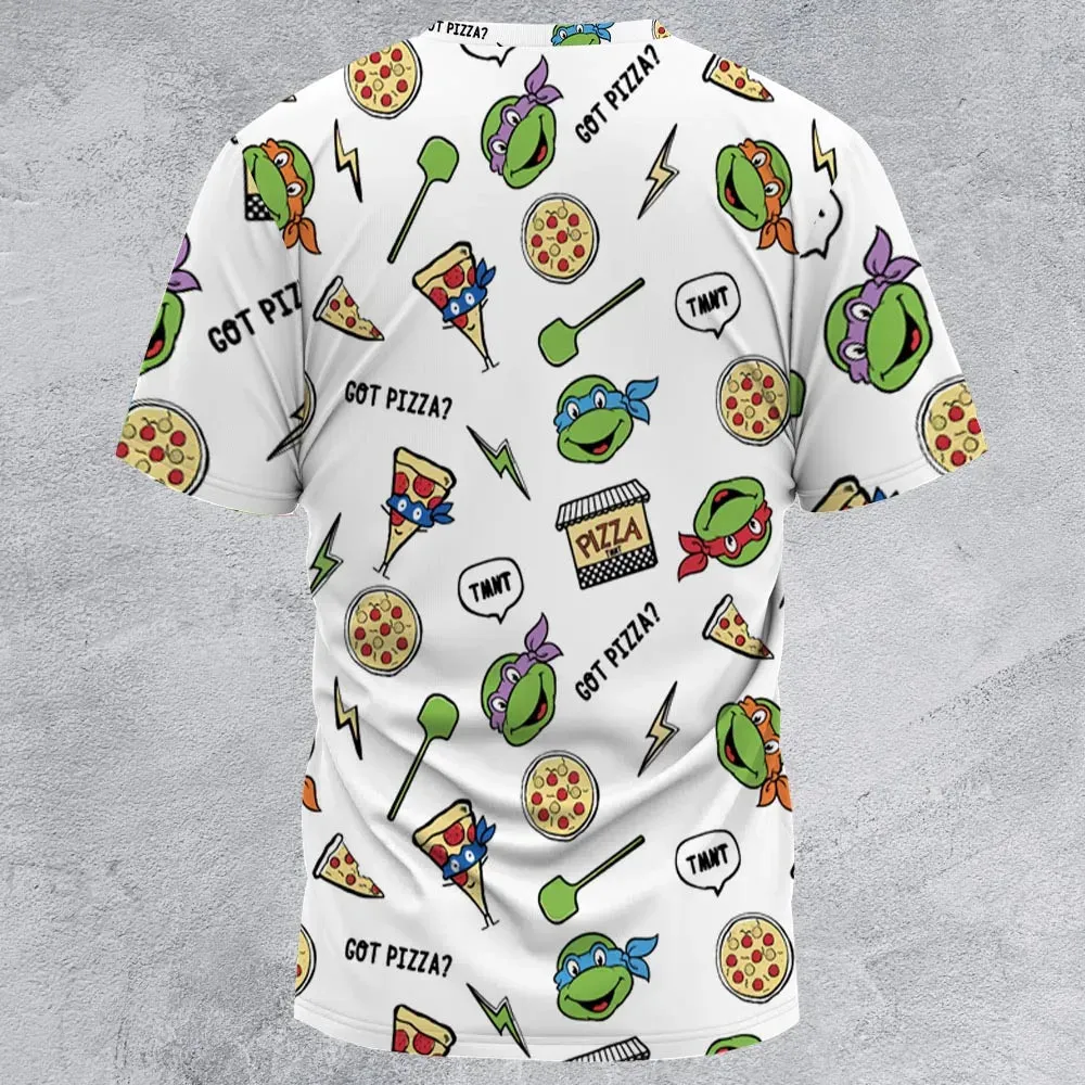 Got Pizza Teenage Mutant Ninja Turtles All-Over Print Unisex T-Shirt - 3