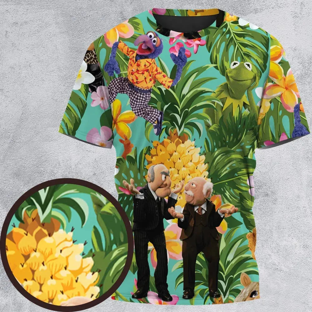 Statler And Waldorf Muppets Tropical All-Over Print Unisex T-Shirt - 2