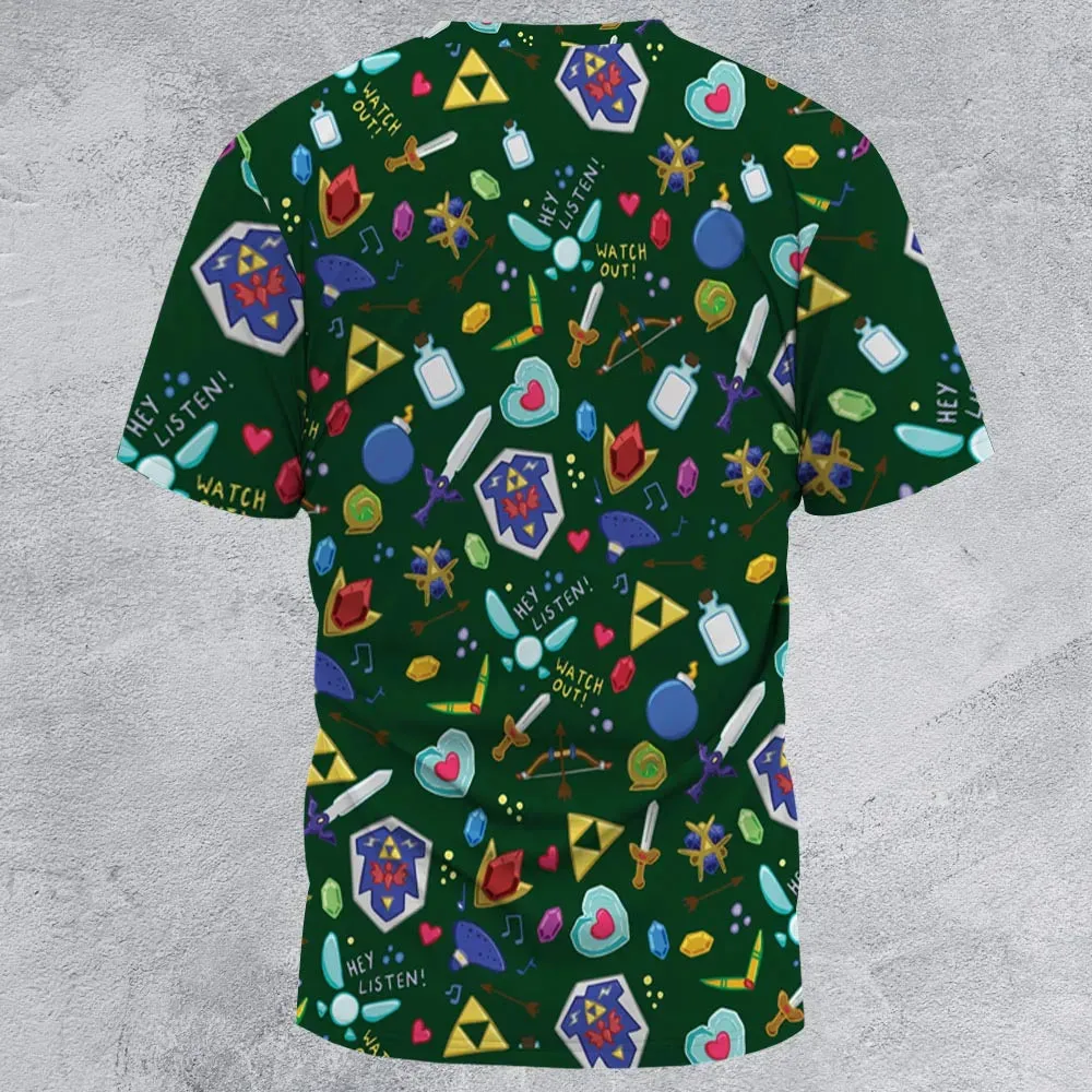 The Legend Of Zelda All-Over Print Unisex T-Shirt - 3