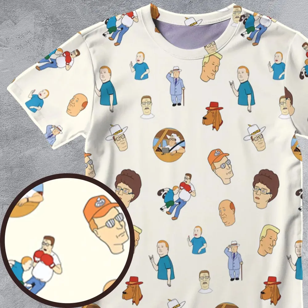 King Of The Hill Collection All-Over Print Unisex T-Shirt - 4