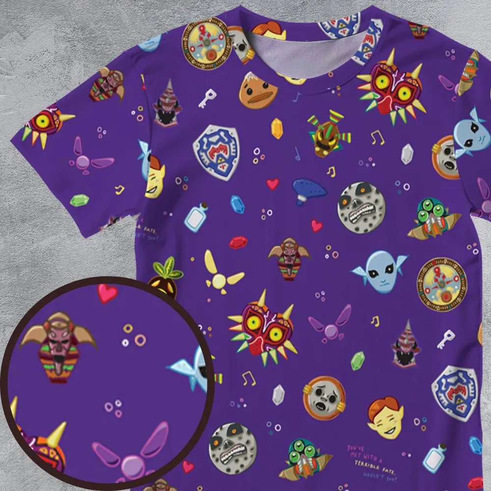 The Final Days The Legend of Zelda All-Over Print Unisex T-Shirt - 4