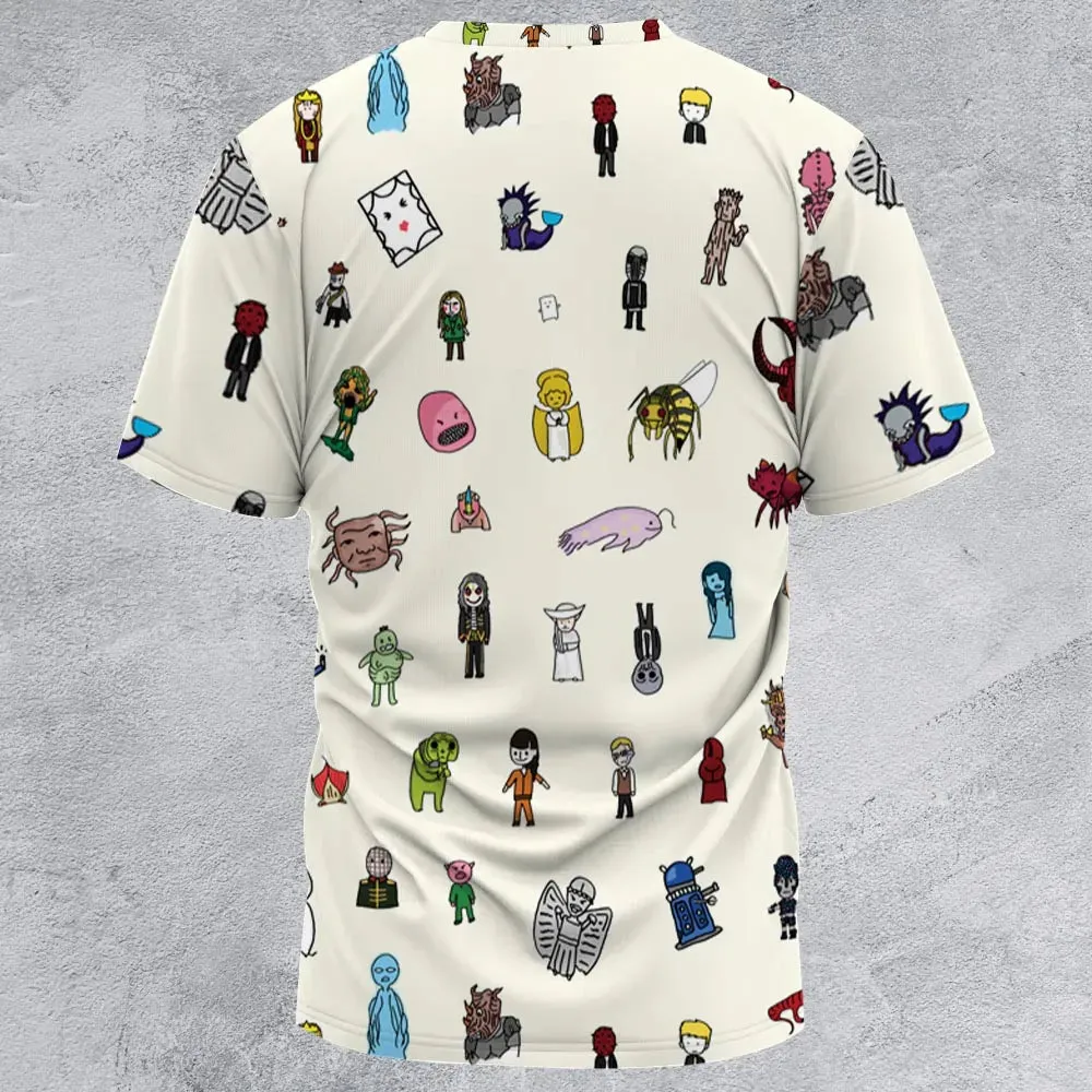 Doctor Who Universe All-Over Print Unisex T-Shirt - 3