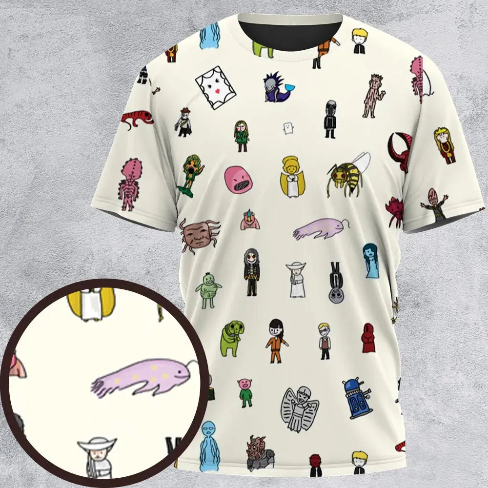 Doctor Who Universe All-Over Print Unisex T-Shirt - 2