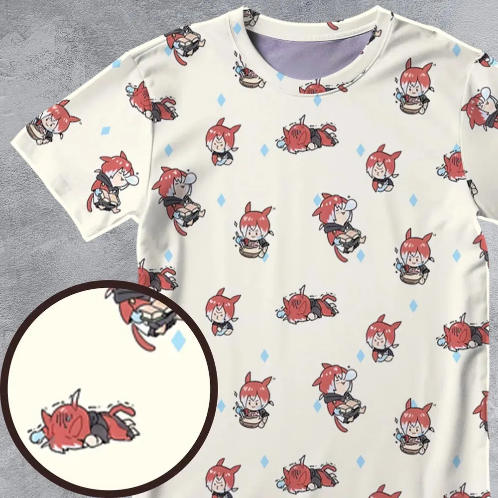 Crystal Exarch Final Fantasy All-Over Print Unisex T-Shirt - 4