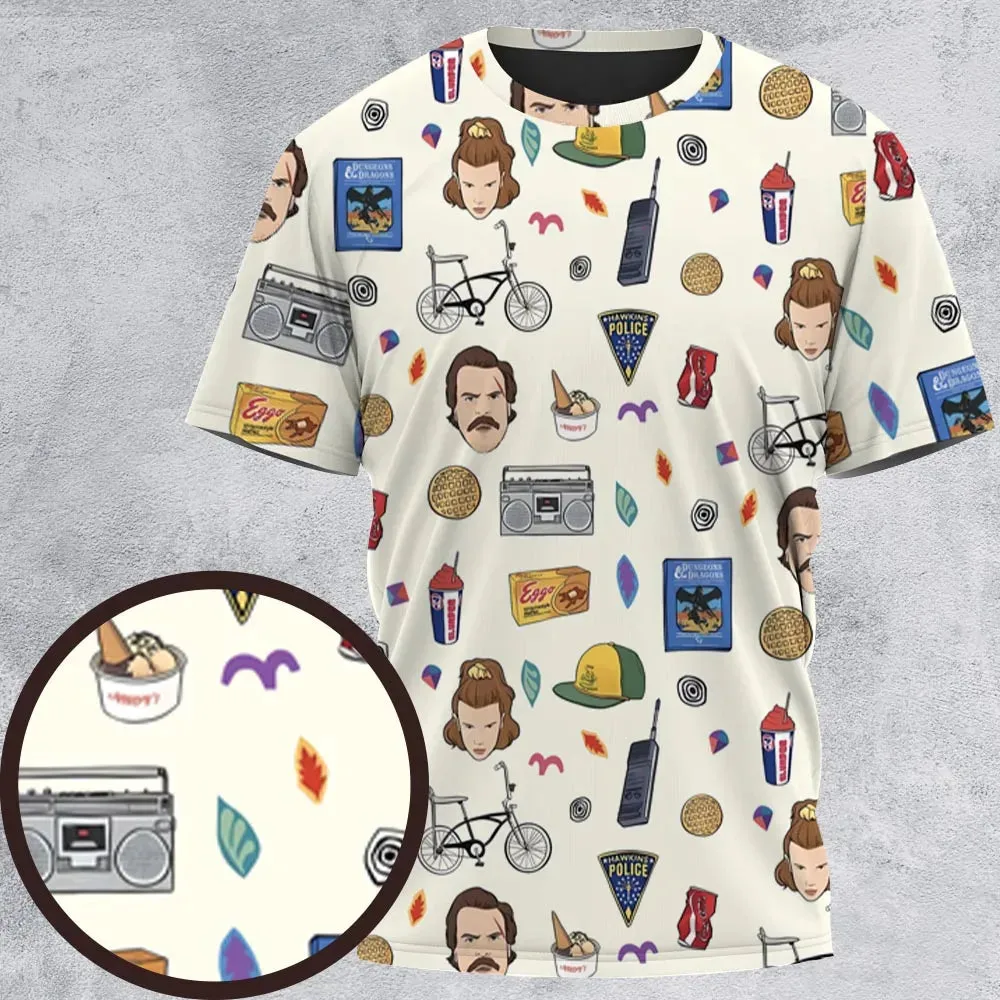 Stranger Things Collection All-Over Print Unisex T-Shirt - 2
