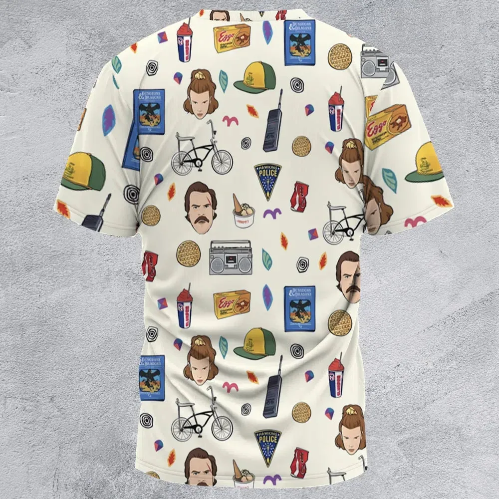 Stranger Things Collection All-Over Print Unisex T-Shirt - 3