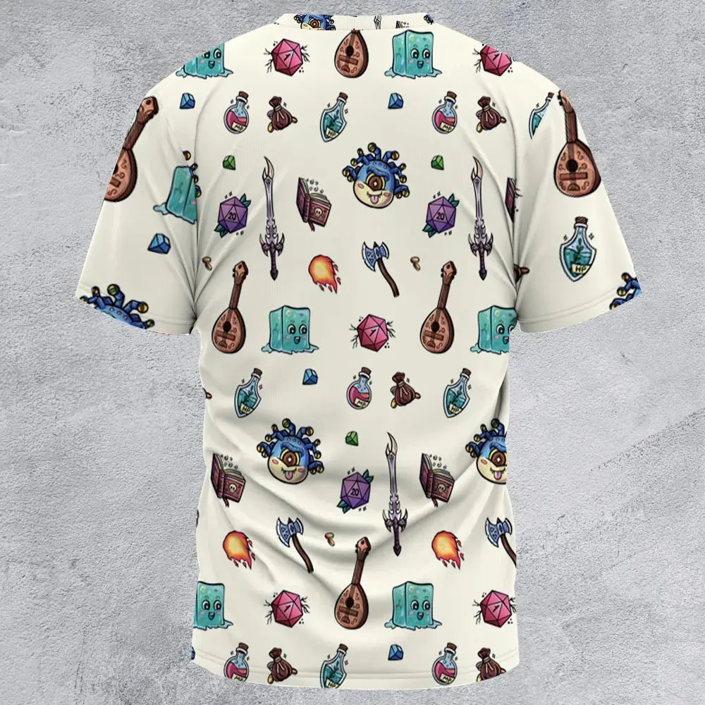 RPG Classics Pack DnD All-Over Print Unisex T-Shirt - 3