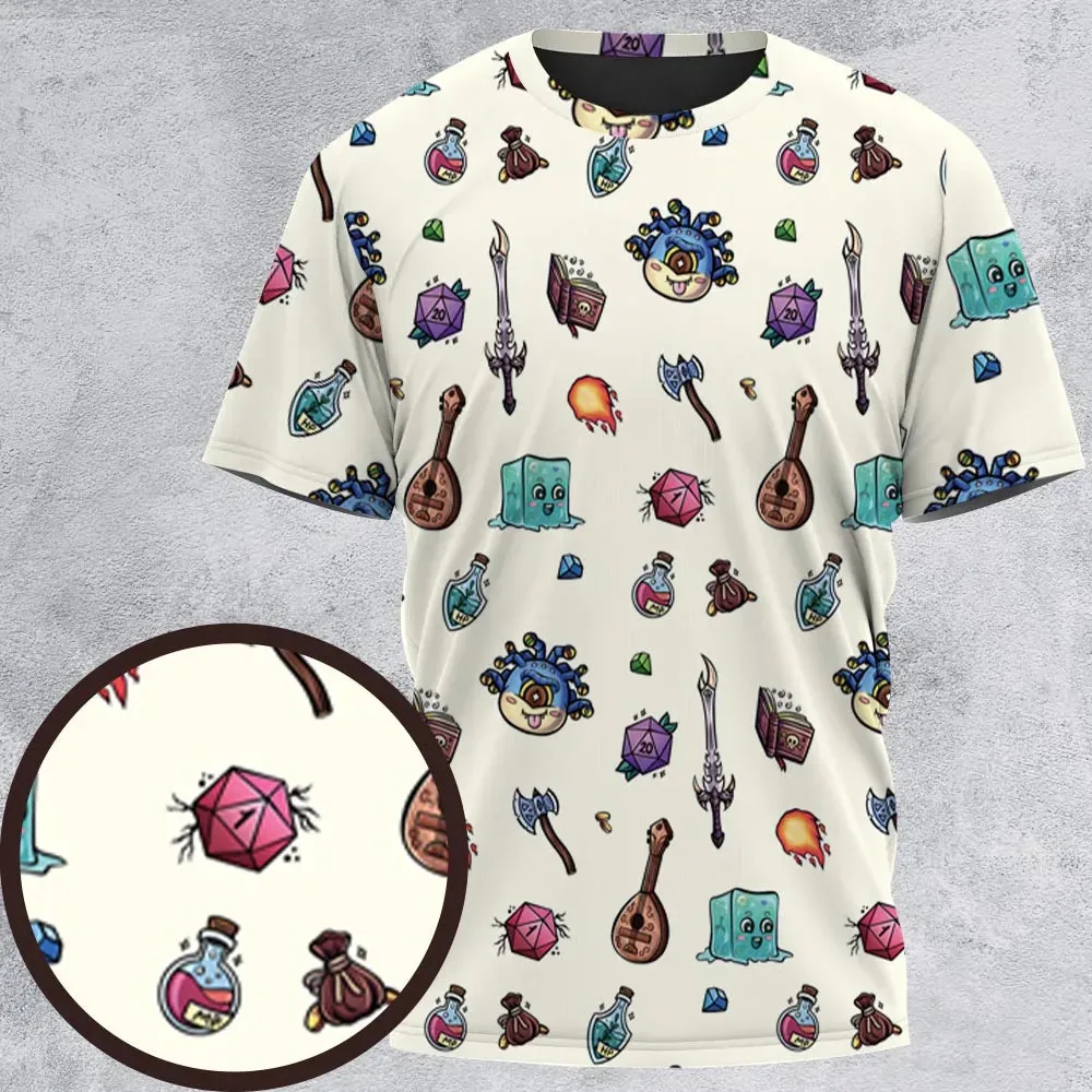 RPG Classics Pack DnD All-Over Print Unisex T-Shirt - 2