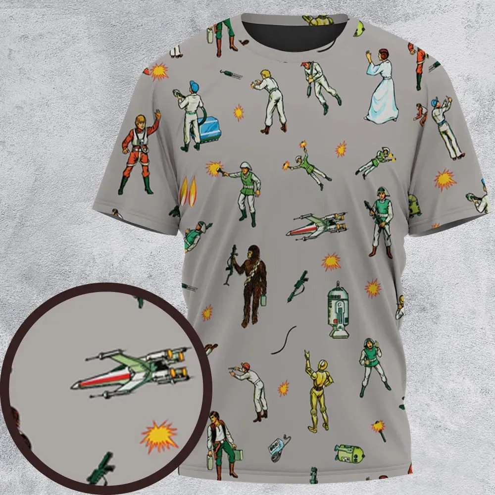 Escape from the Death Star Star Wars All-Over Print Unisex T-Shirt - 2