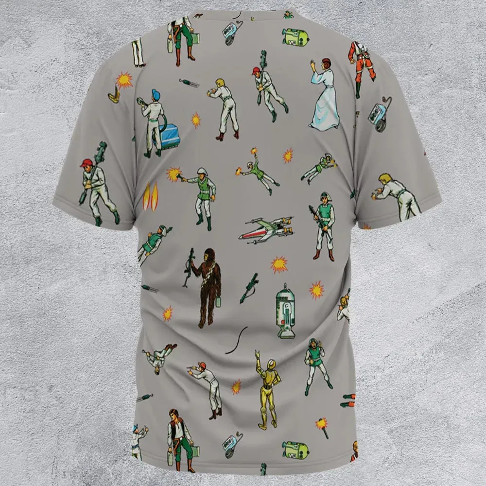 Escape from the Death Star Star Wars All-Over Print Unisex T-Shirt - 3