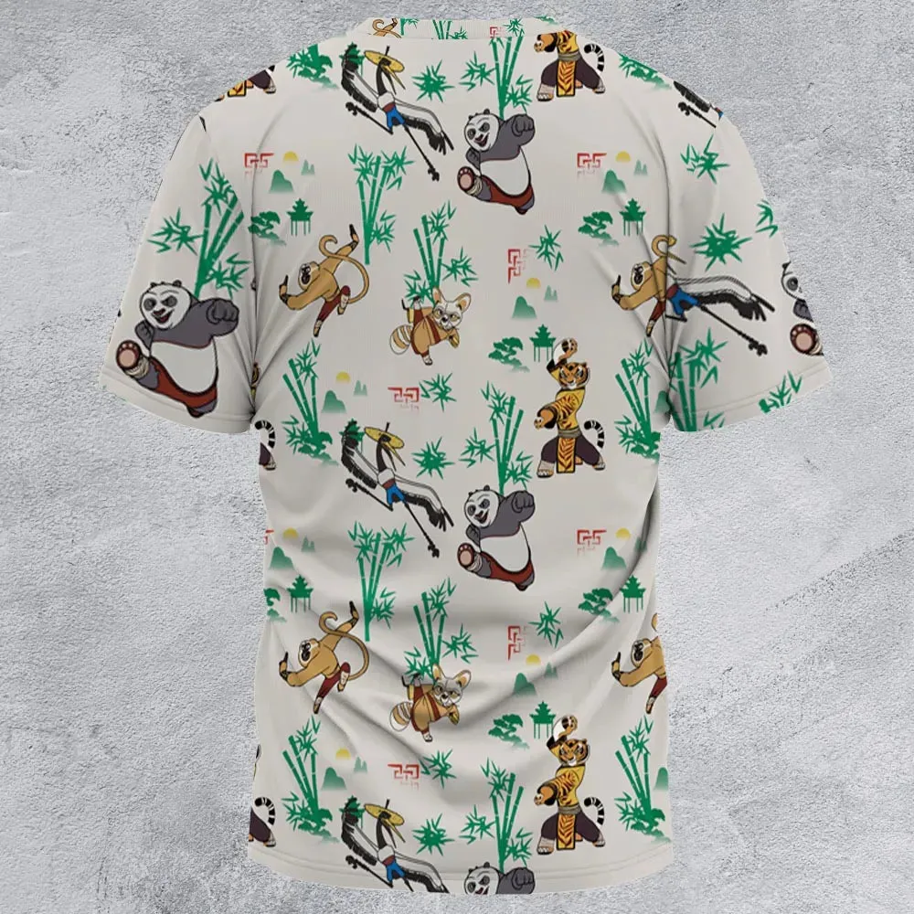 Kung Fu Panda Characters All-Over Print Unisex T-Shirt - 3