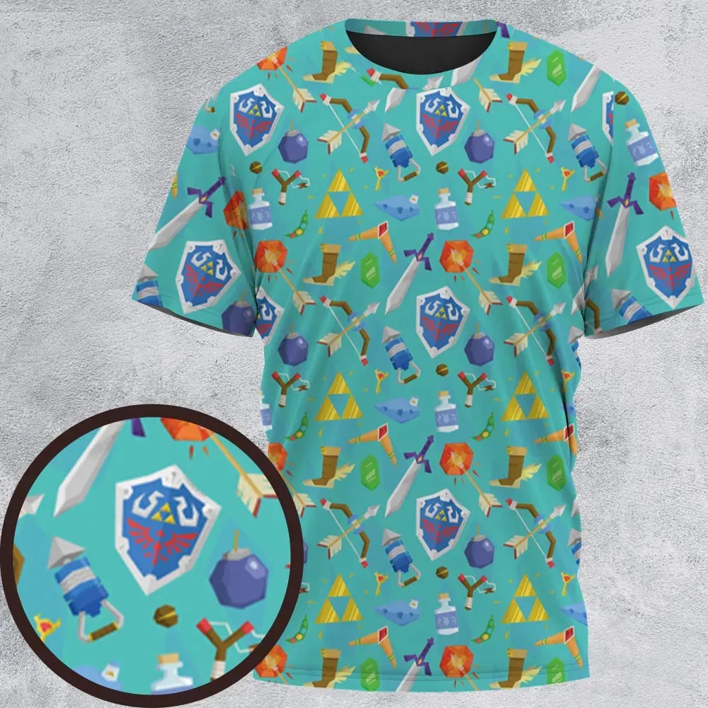 Zelda Korok All-Over Print Unisex T-Shirt - 2
