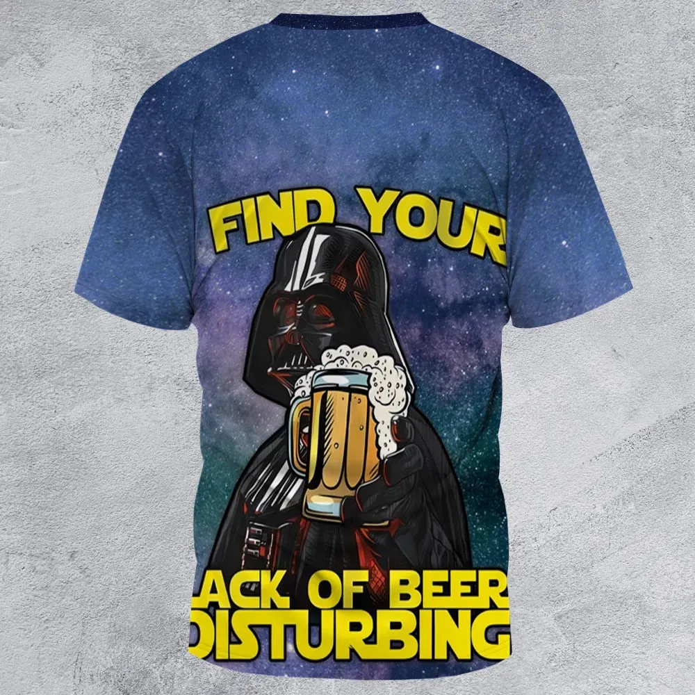 I Find Your Lack Of Beer Disturbing Cool All-Over Print Unisex T-Shirt - 3