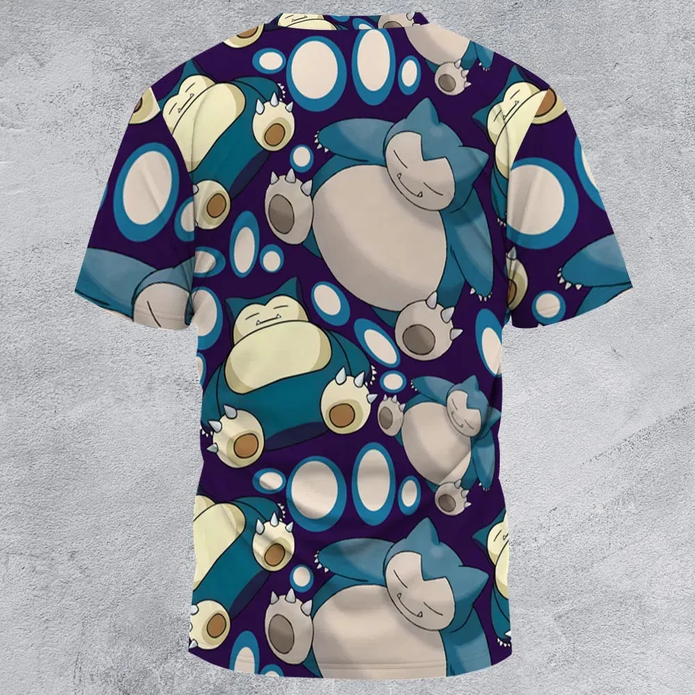 Snorlax Pokemon All-Over Print Unisex T-Shirt - 3