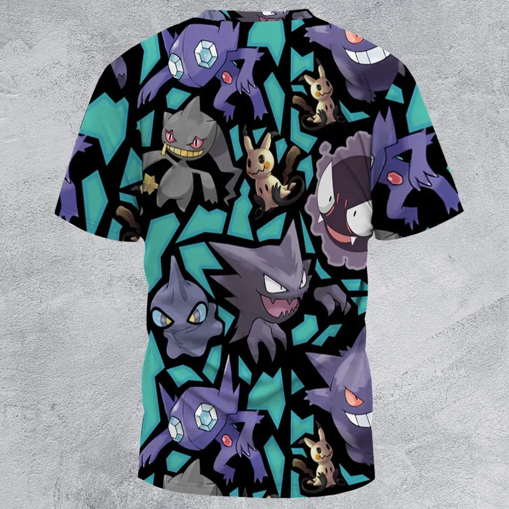 Ghost Type Pokemon All-Over Print Unisex T-Shirt - 2
