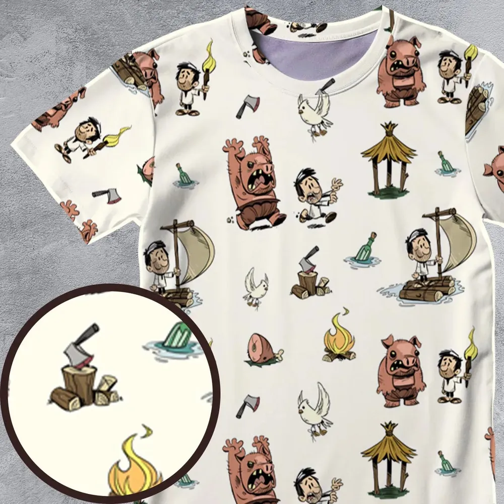 Don't Starve Collection All-Over Print Unisex T-Shirt - 4