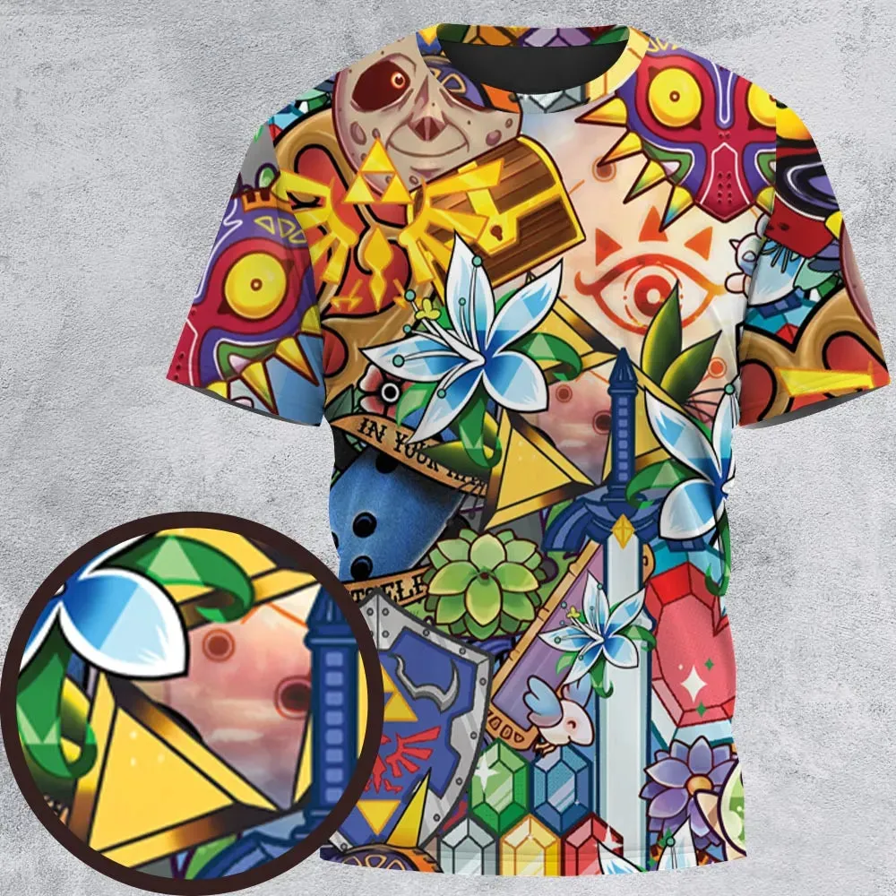 A Majora's Mask The Legend of Zelda All-Over Print Unisex T-Shirt - 2