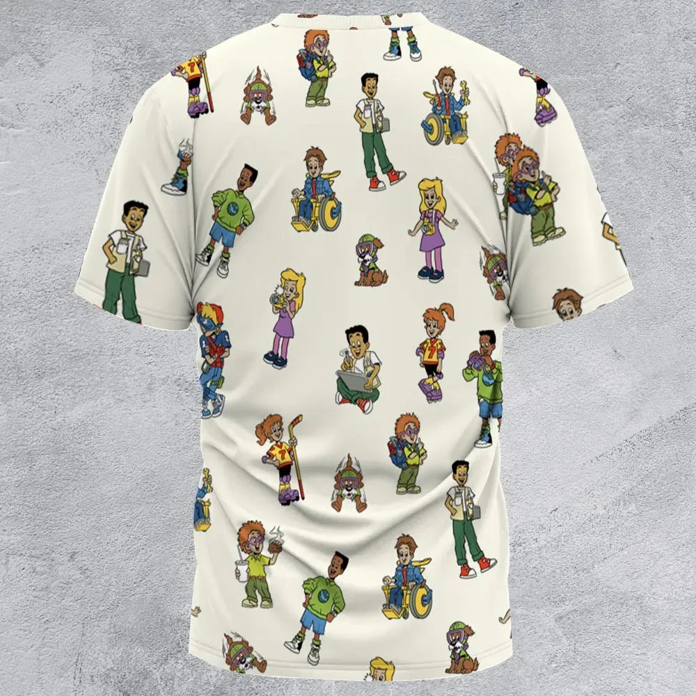 Burger King Kids Club All-Over Print Unisex T-Shirt - 2