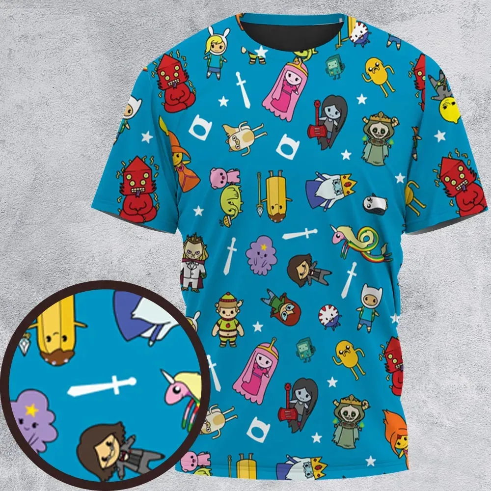 Time for Adventures Adventure Time All-Over Print Unisex T-Shirt - 2