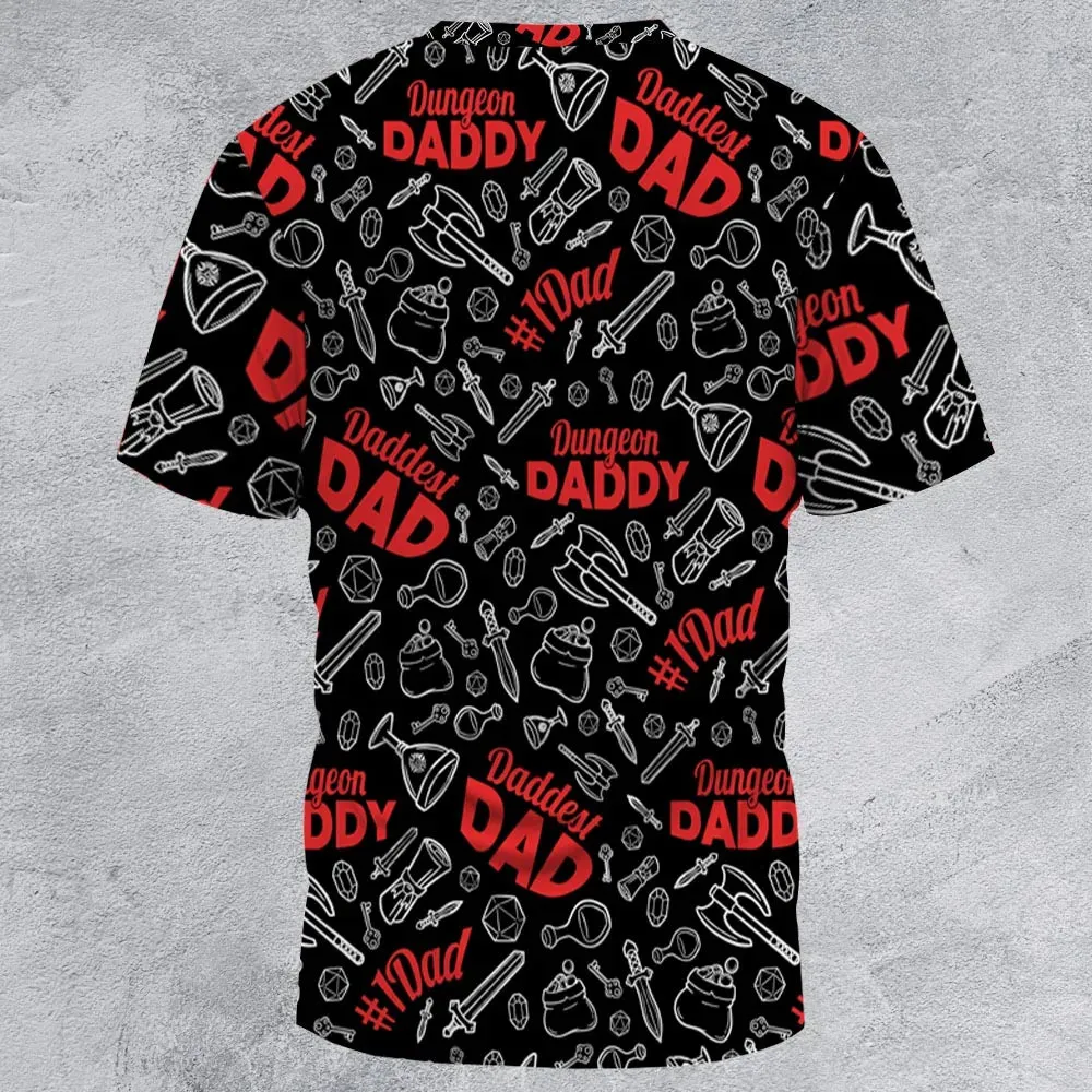 Dungeon Daddy DND All-Over Print Unisex T-Shirt - 3