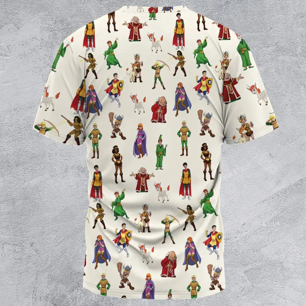 Sheila Uni Eric Diana Bobby Hank DnD All-Over Print Unisex T-Shirt - 2