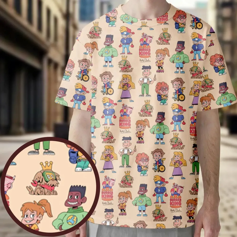 BK Kids Club All-Over Print Unisex T-Shirt - 4