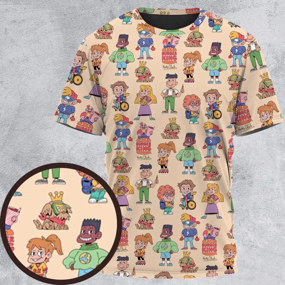 BK Kids Club All-Over Print Unisex T-Shirt - 2