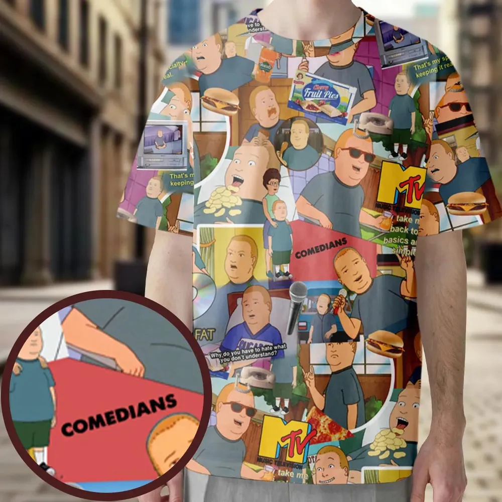 Comedian Bobby King Of The Hill All-Over Print Unisex T-Shirt - 3