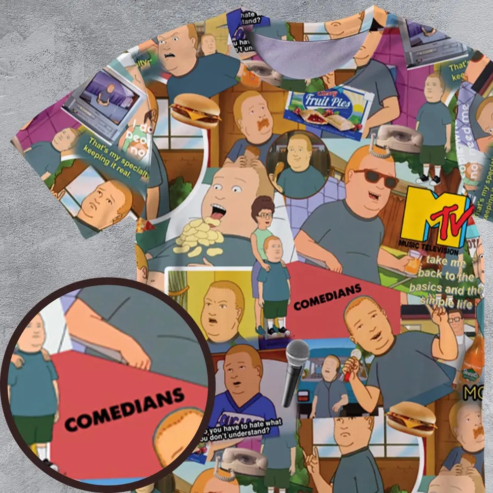 Comedian Bobby King Of The Hill All-Over Print Unisex T-Shirt - 4