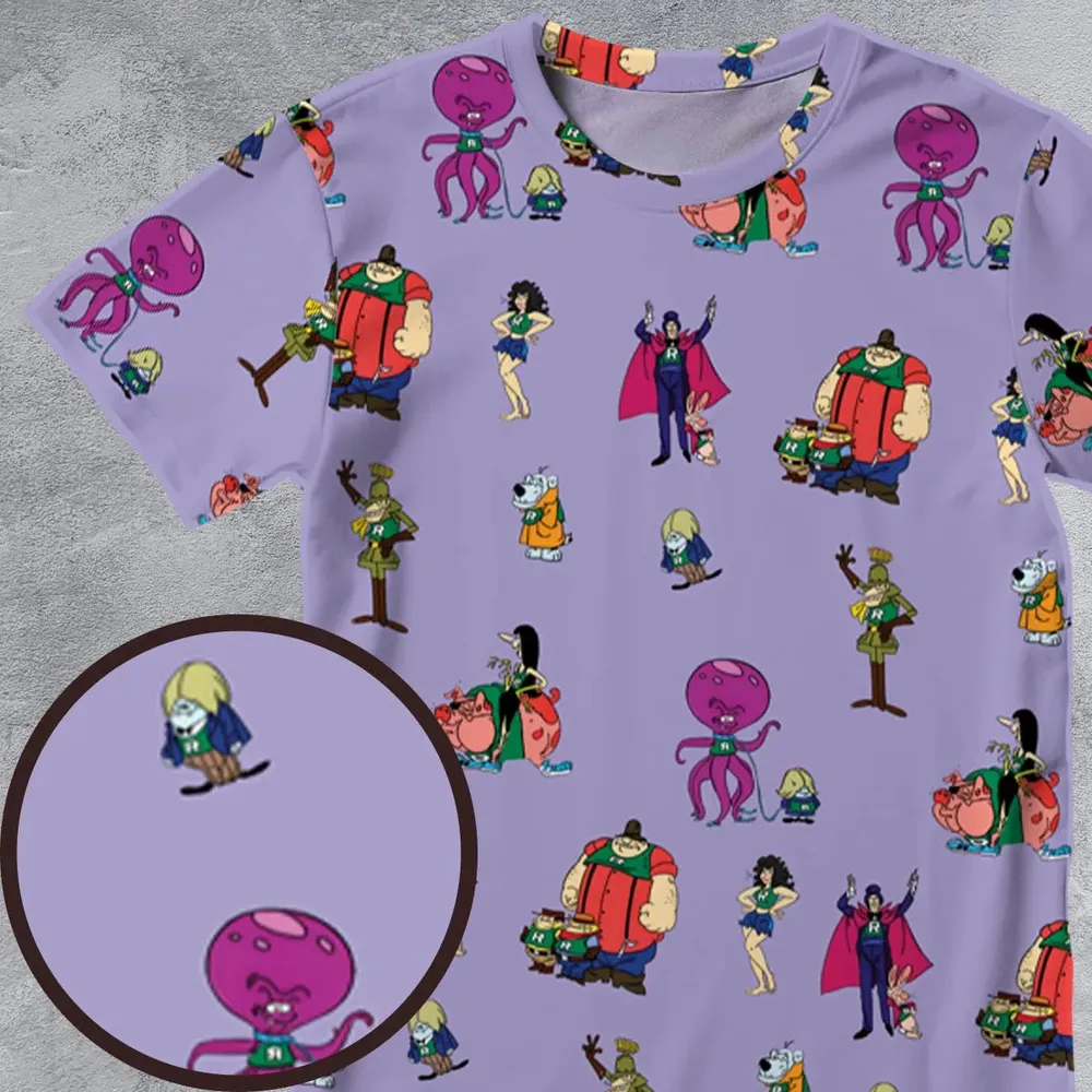 Really Rotten Scooby's All-Star Laff-A-Lympics All-Over Print Unisex T-Shirt - 4