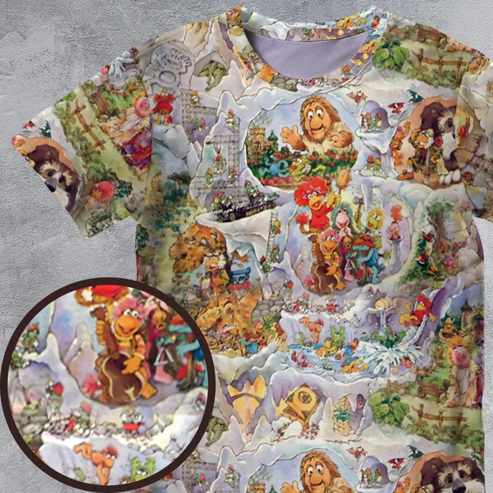 Fraggle Rock Journey Jim Henson All-Over Print Unisex T-Shirt - 4