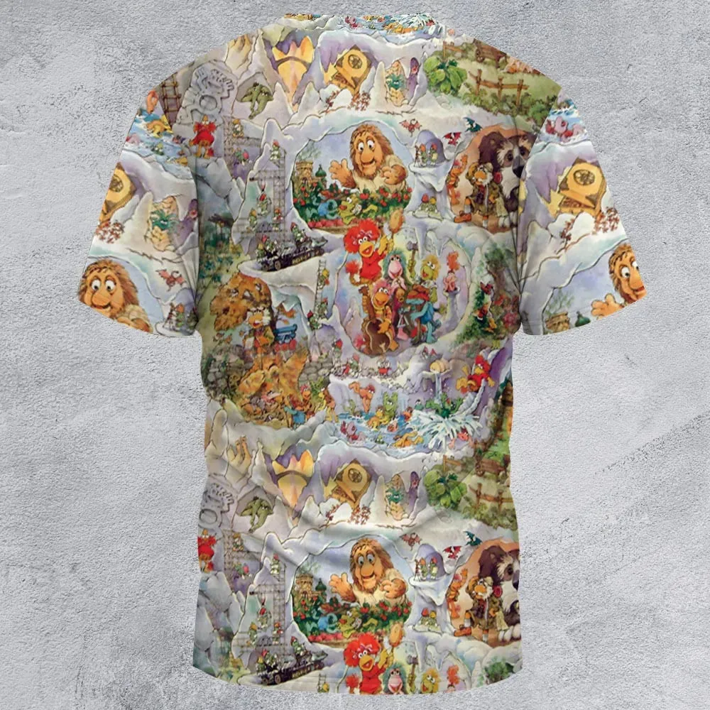 Fraggle Rock Journey Jim Henson All-Over Print Unisex T-Shirt - 3