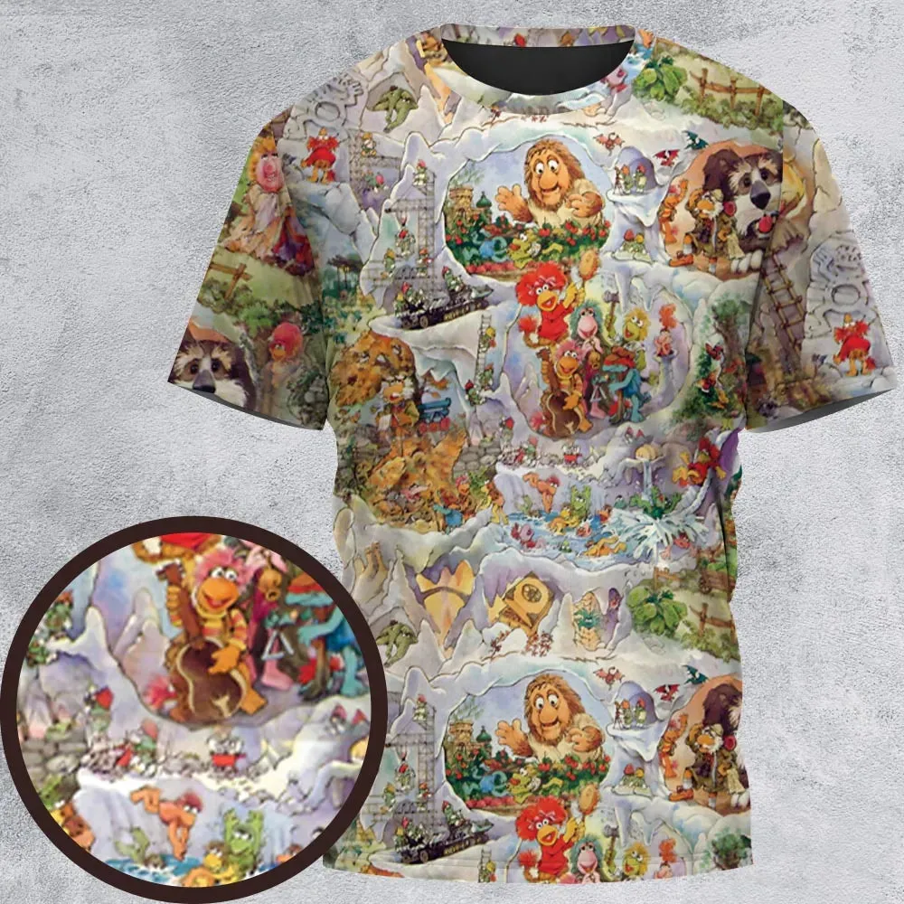 Fraggle Rock Journey Jim Henson All-Over Print Unisex T-Shirt - 2