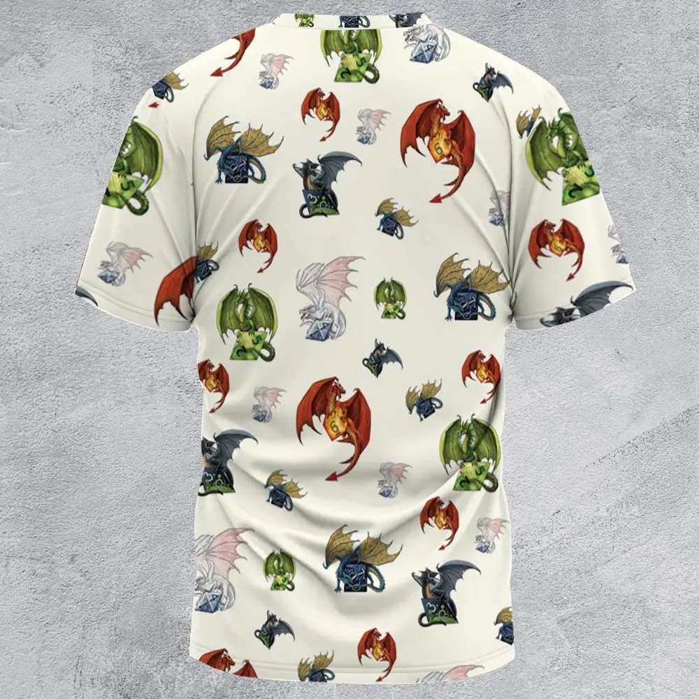 Dragon Dice DnD All-Over Print Unisex T-Shirt - 3