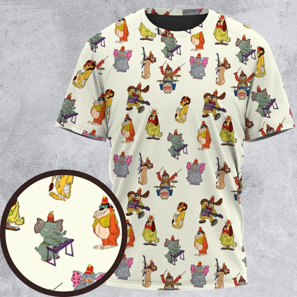 Snorky Fleegle Drooper Bingo The Banana Splits All-Over Print Unisex T-Shirt - 2