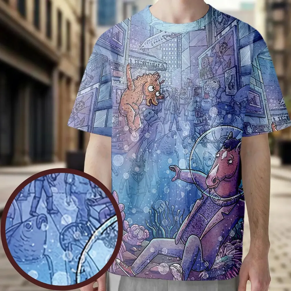 Bojack Horseman All-Over Print Unisex T-Shirt - 4