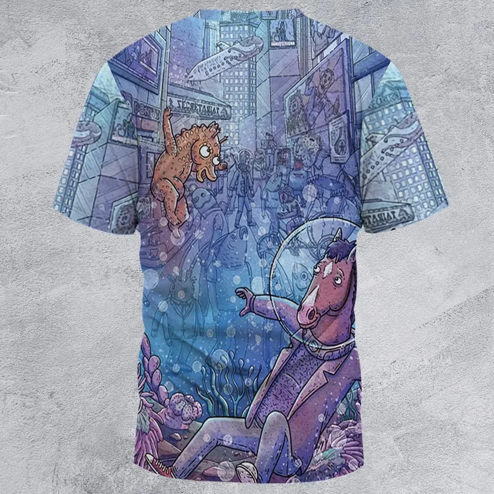 Bojack Horseman All-Over Print Unisex T-Shirt - 3