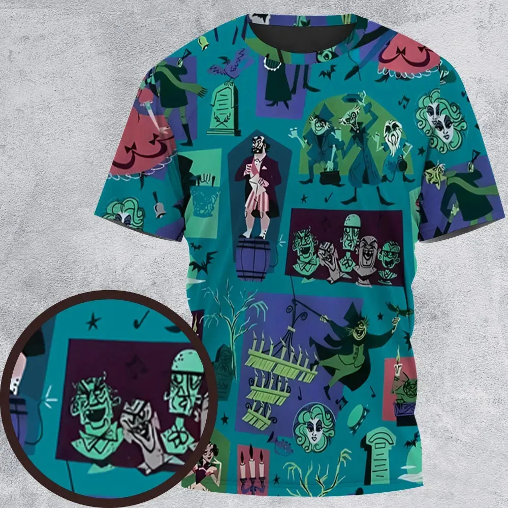 Haunted Chic Haunted Mansion All-Over Print Unisex T-Shirt - 2