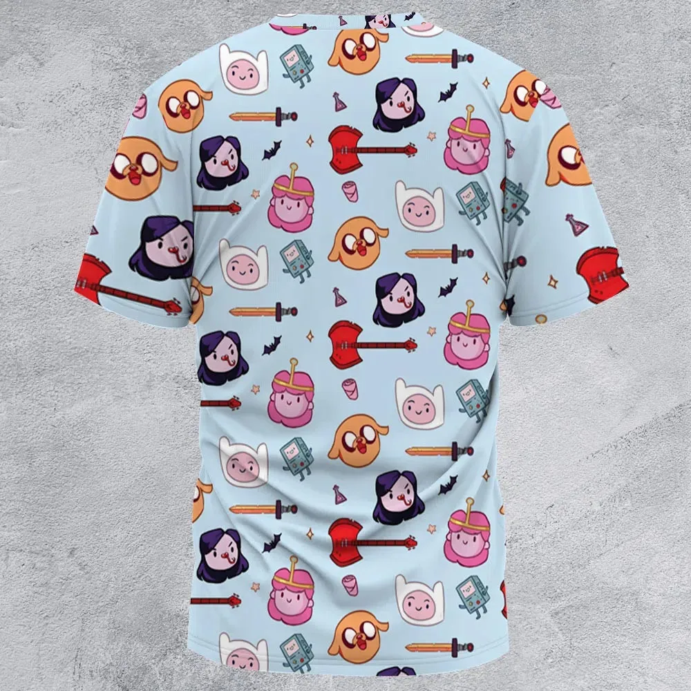 The Gang Adventure Time All-Over Print Unisex T-Shirt - 3