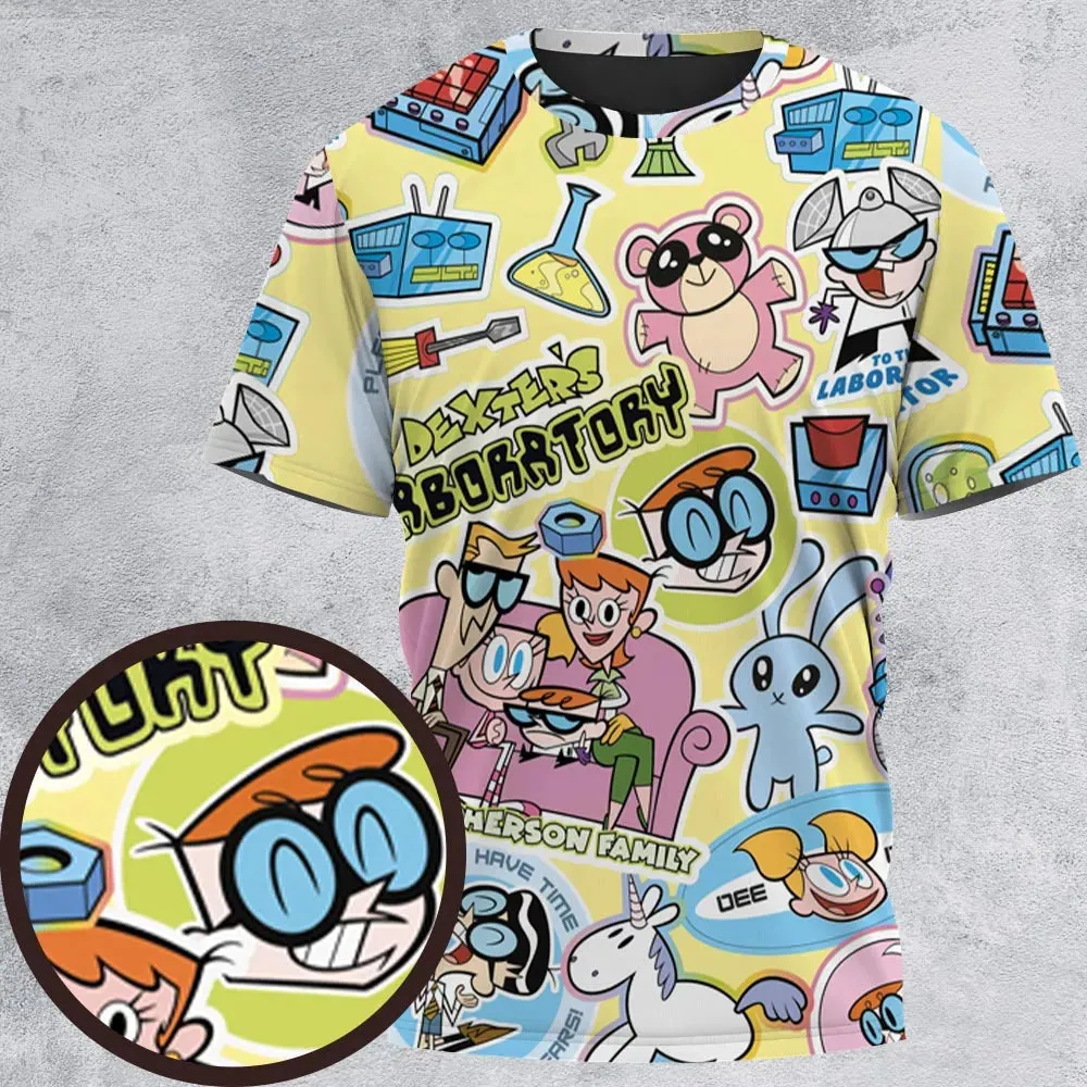 Dee Dee Mandark Dexter's Laboratory Funny All-Over Print Unisex T-Shirt - 2