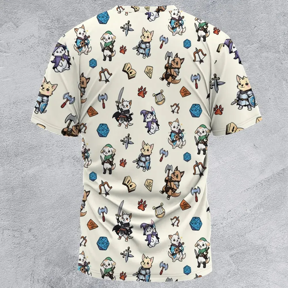 Dungeons and Dogs DnD All-Over Print Unisex T-Shirt - 2