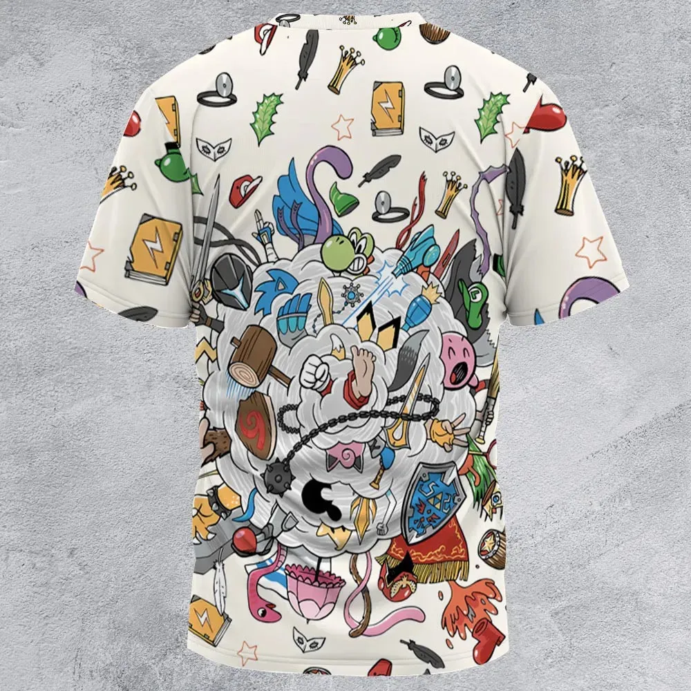 Ultimate Smash Cloud Super Smash Bros All-Over Print Unisex T-Shirt - 2