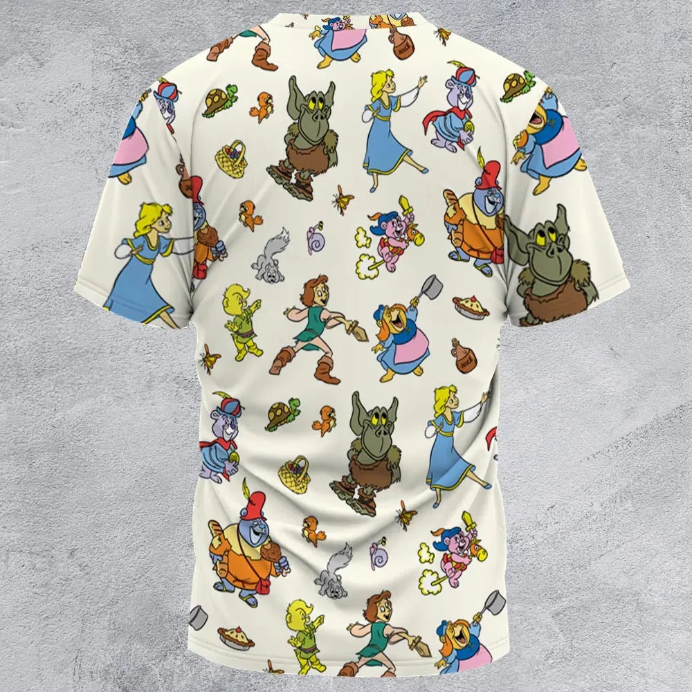 Gummi Bears Characters All-Over Print Unisex T-Shirt - 3