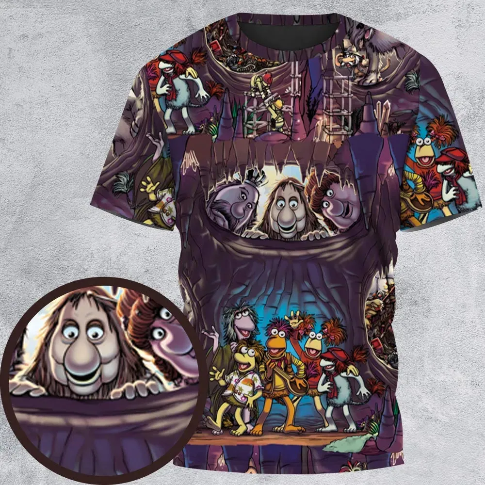 It's All Connected Fraggle Rock All-Over Print Unisex T-Shirt - 2